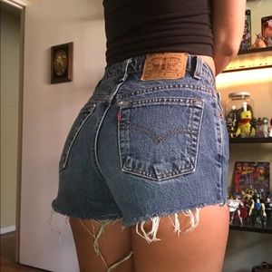 Levi’s cutoffs!
